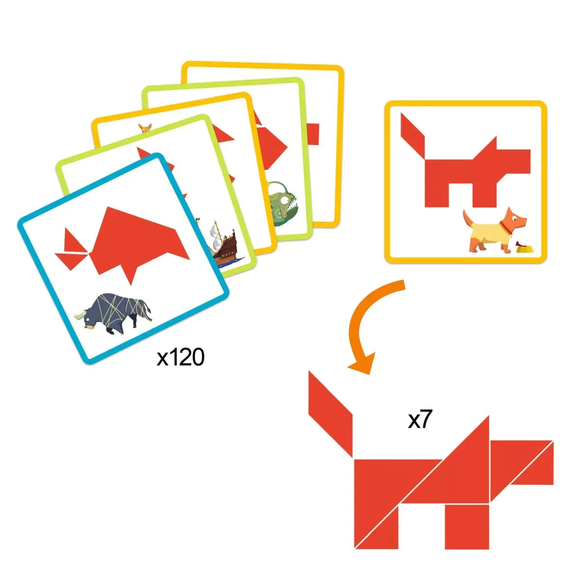 Tangram puzzel