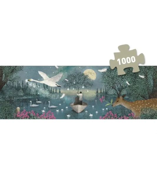 Panoramische puzzel - Hymne aan de maan 1000 stukjes