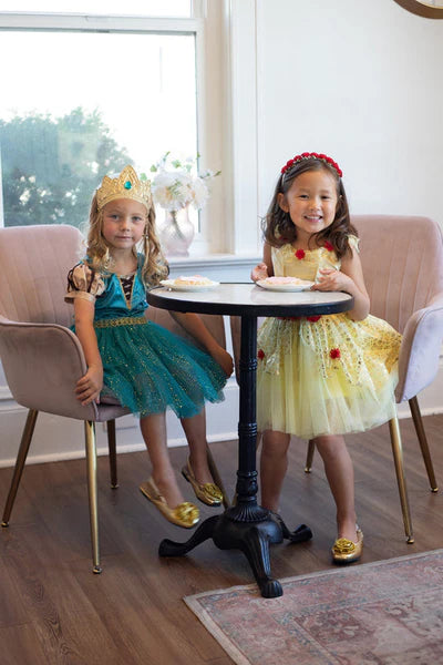 Yellow Beauty Party Dress 3 tot 5 jaar