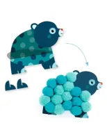 Knutselset Pompon Collages - Dieren