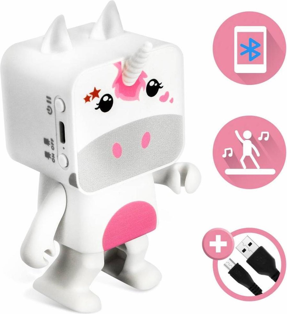 Dansende speaker - Dancing Animals - Eenhoorn