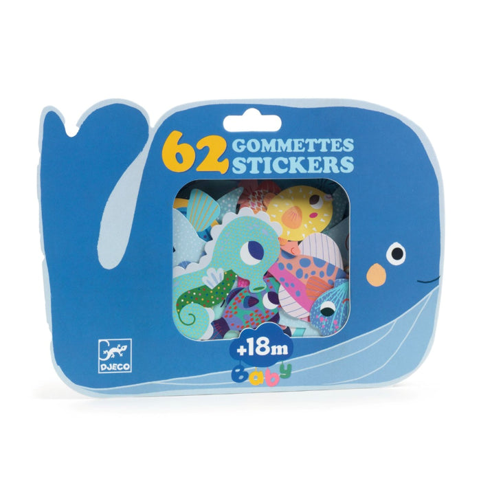 Grote stickers - Zeedieren