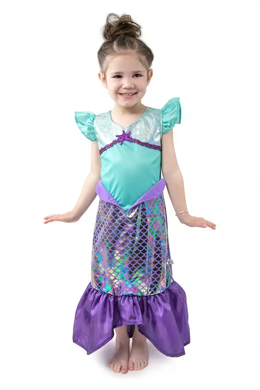 Klassieke Zeemeerminnenjurk medium 3 - 5 jaar
