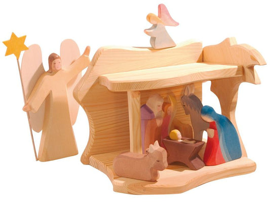 Kribbe met kindje Jesus