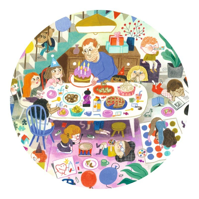 Observatiepuzzel Verjaardagsfeest - 54 stukjes