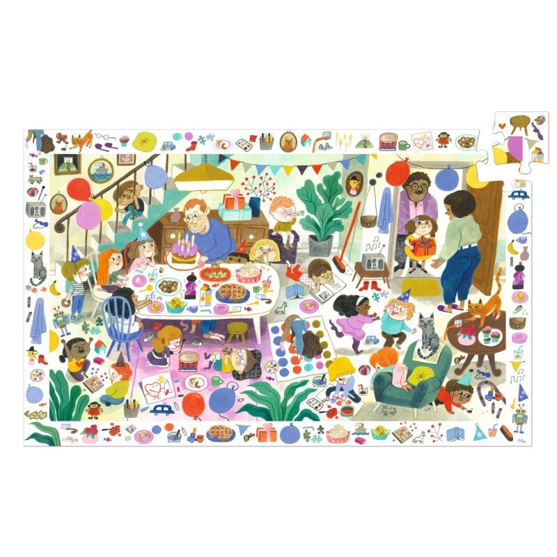 Observatiepuzzel Verjaardagsfeest - 54 stukjes