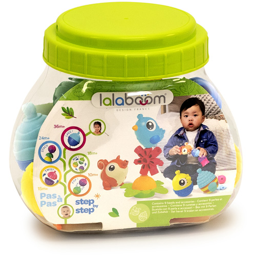 Educatieve klikkralen 21 stuks - Bosdieren