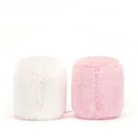 Knuffels roze en witte marshmellows