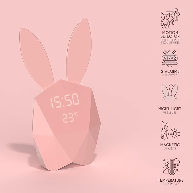 Cutie Clock Connect roze