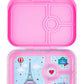 Lunchbox Yumbox Panino 4 vakken - Fifi Pink / Paris je t'aime tray