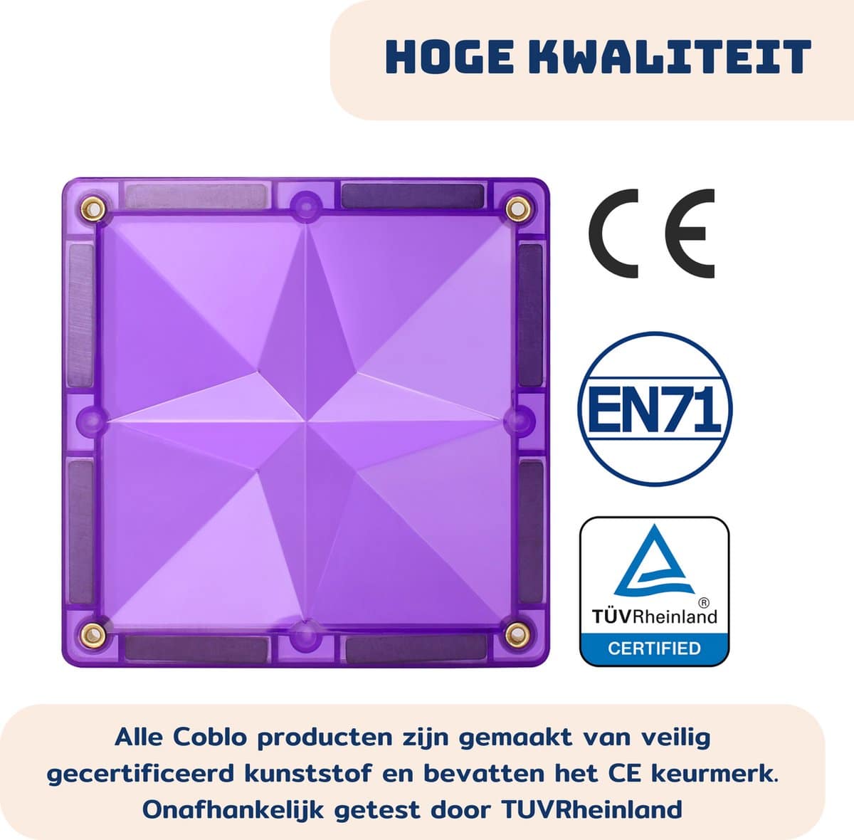 Magnetische tegels - Classic 60 delig