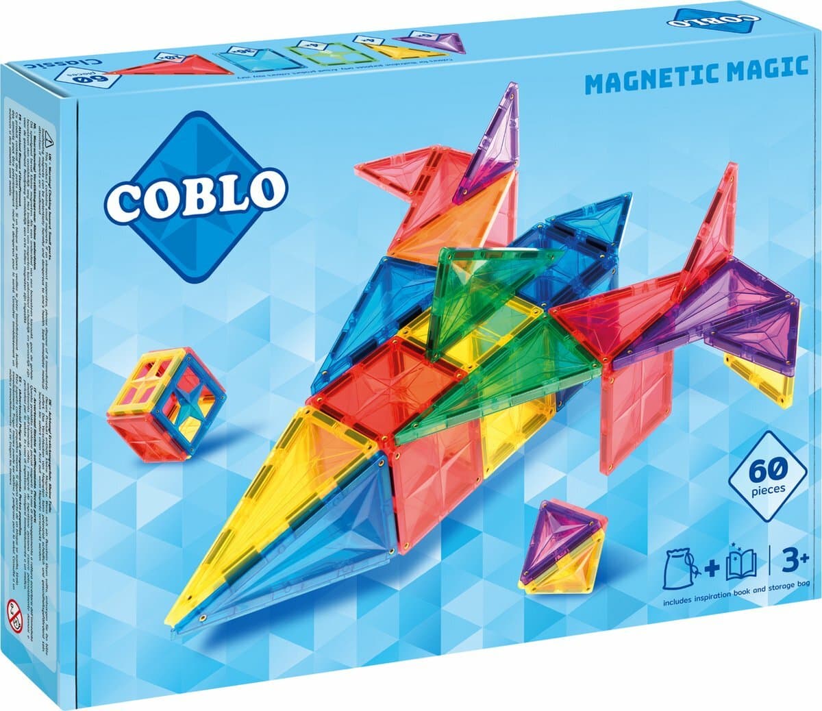 Magnetische tegels - Classic 60 delig