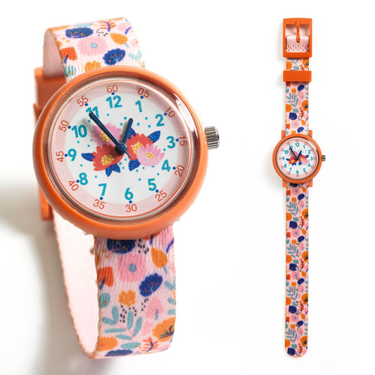 Kinderhorloge - Bloemen