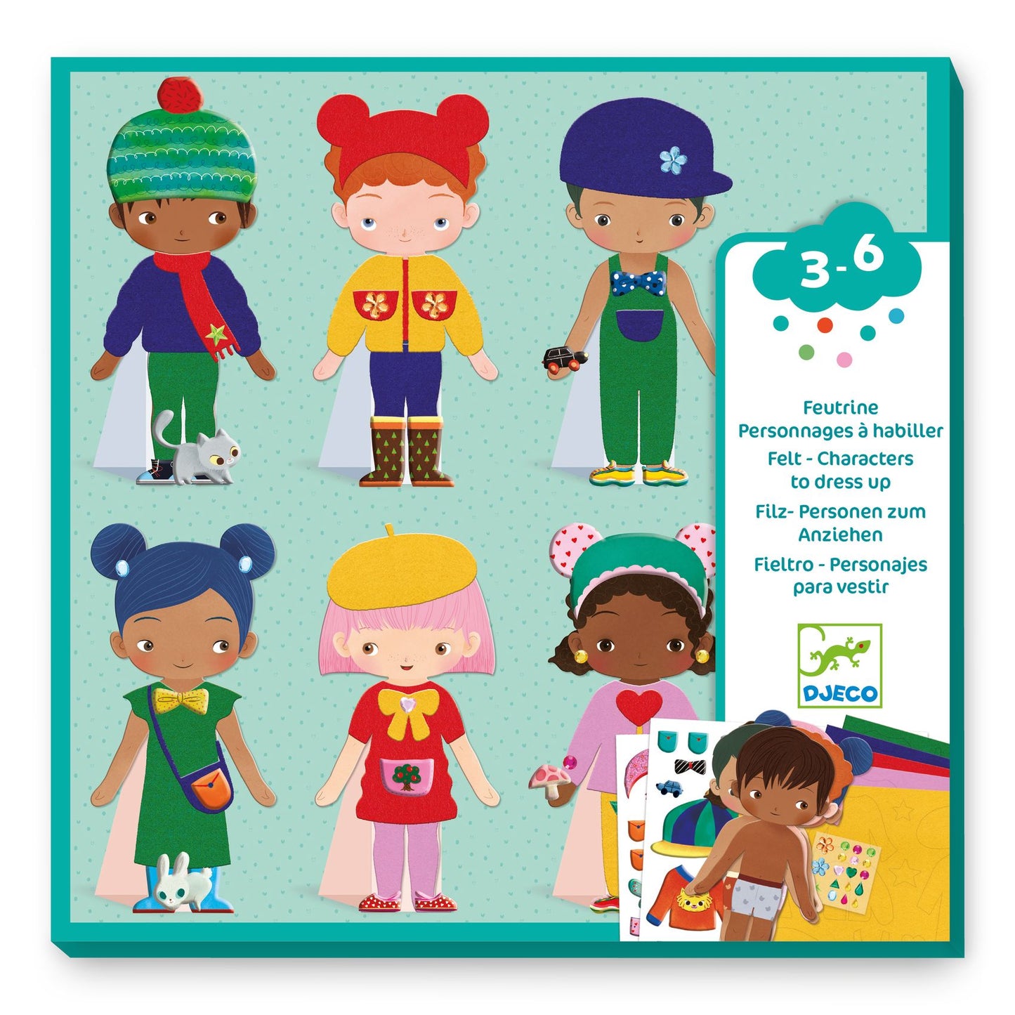 Knutselpakket - Aankleedpoppetjes Soft Dress Up
