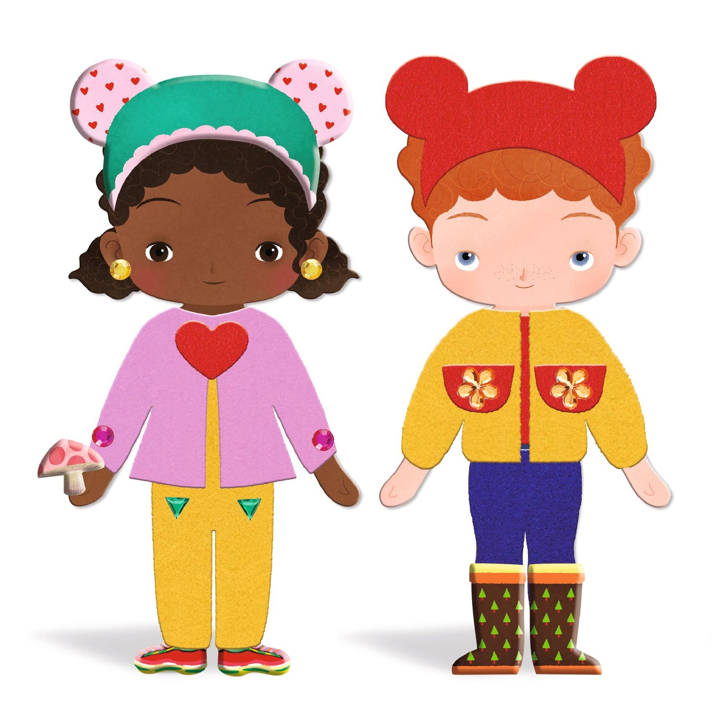 Knutselpakket - Aankleedpoppetjes Soft Dress Up