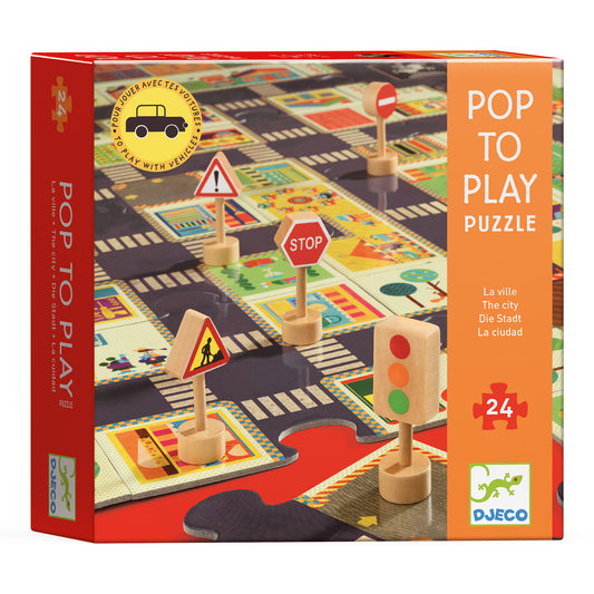 Reuzenpuzzel - Pop to Play - De stad
