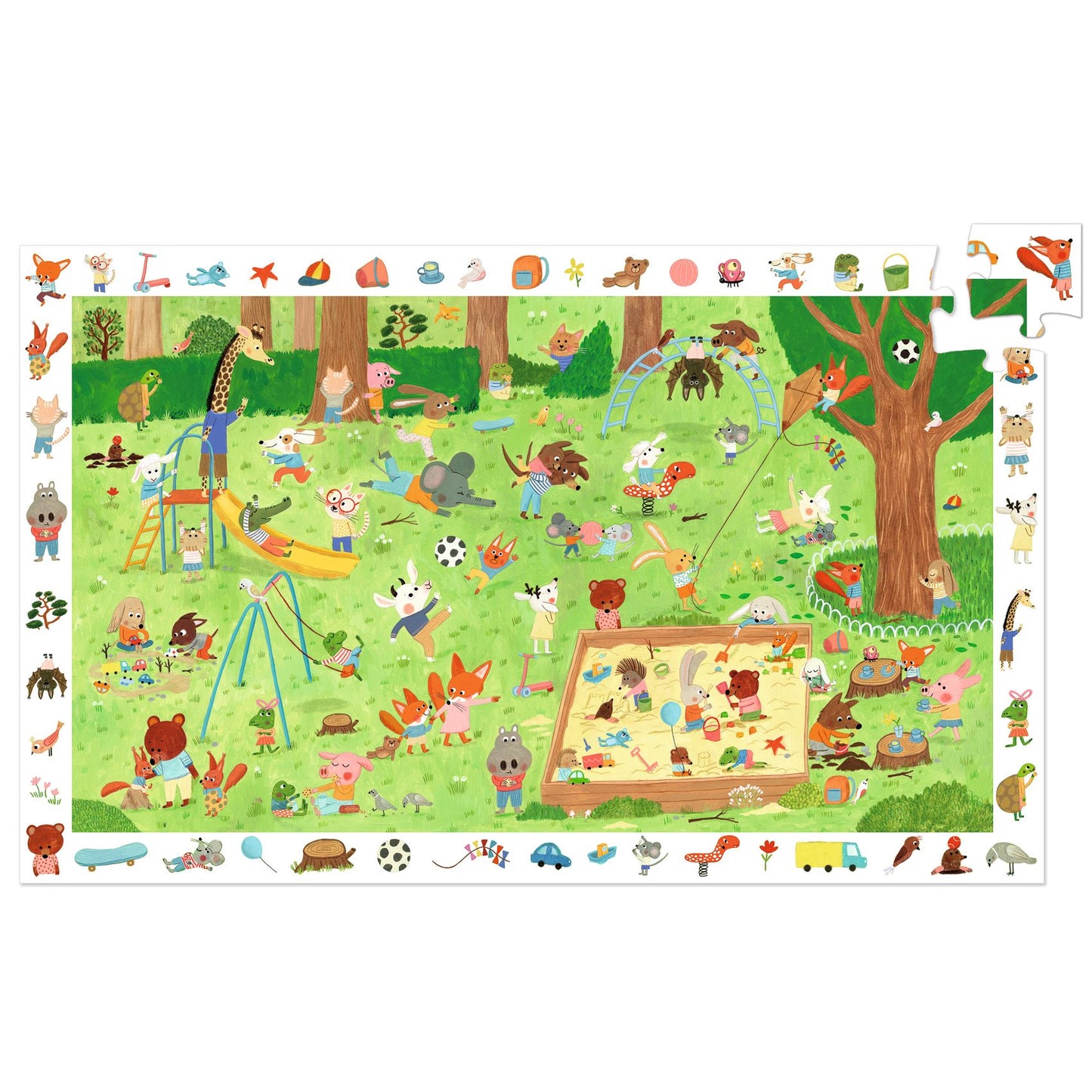 Observatiepuzzel - Kleine vriendjes 35 stukjes