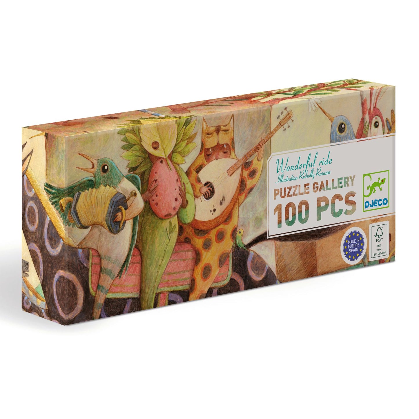 Galerijpuzzel - een prachtige rit 100 stukjes