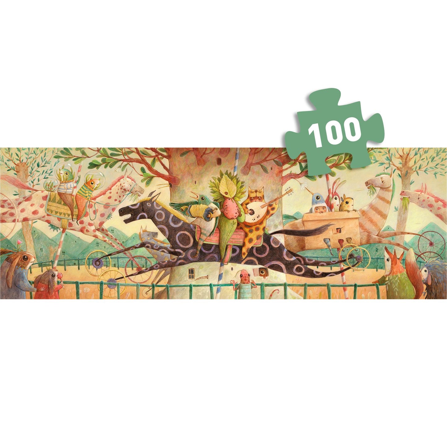 Galerijpuzzel - een prachtige rit 100 stukjes