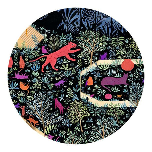 Panoramische puzzel - Het koninkrijk der katten 500 stukjes