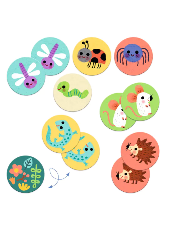 Memo spel - Kleine dieren