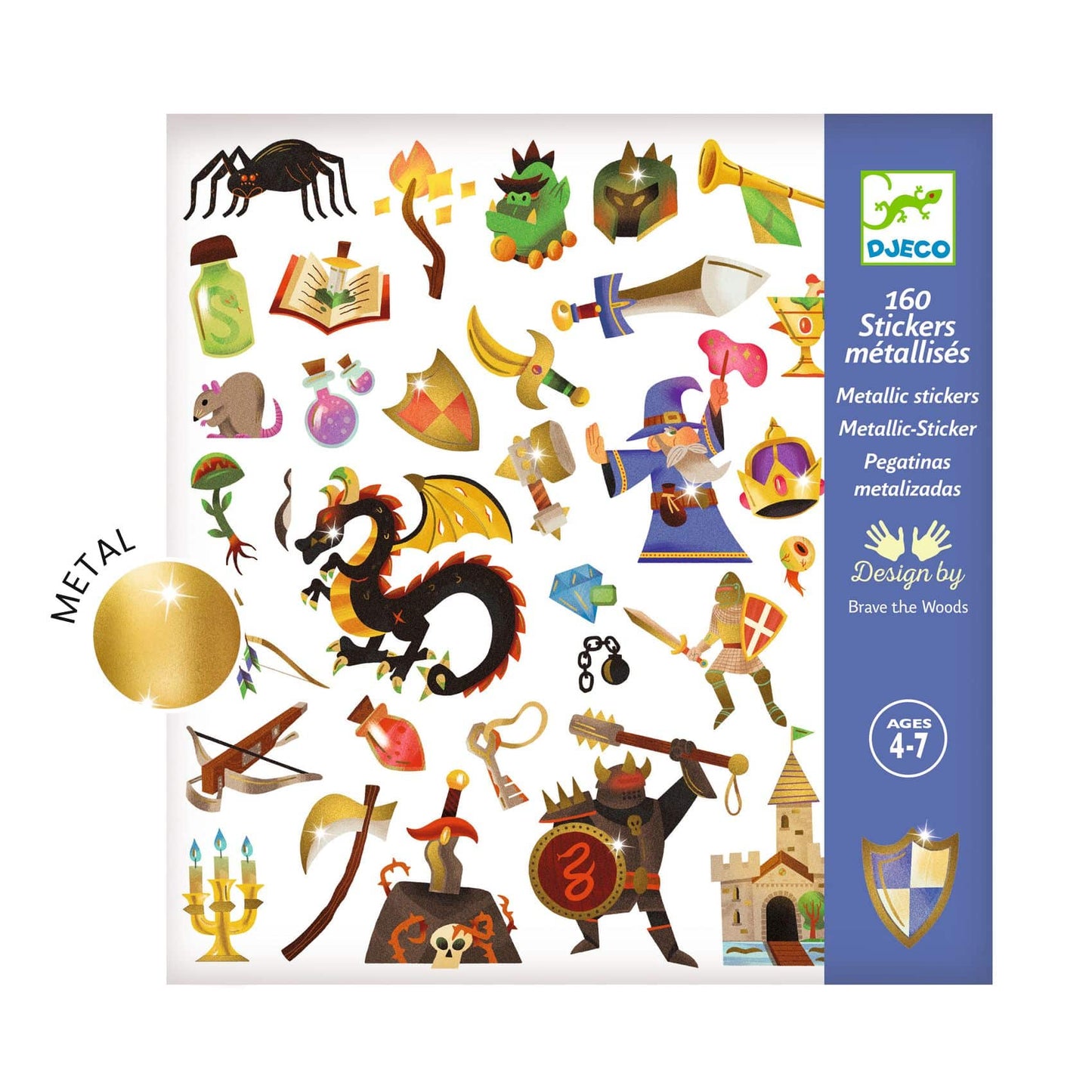 Stickers - Middeleeuwse fantasie