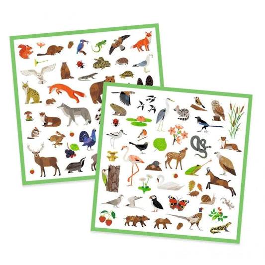 Stickers - Europese dieren fauna