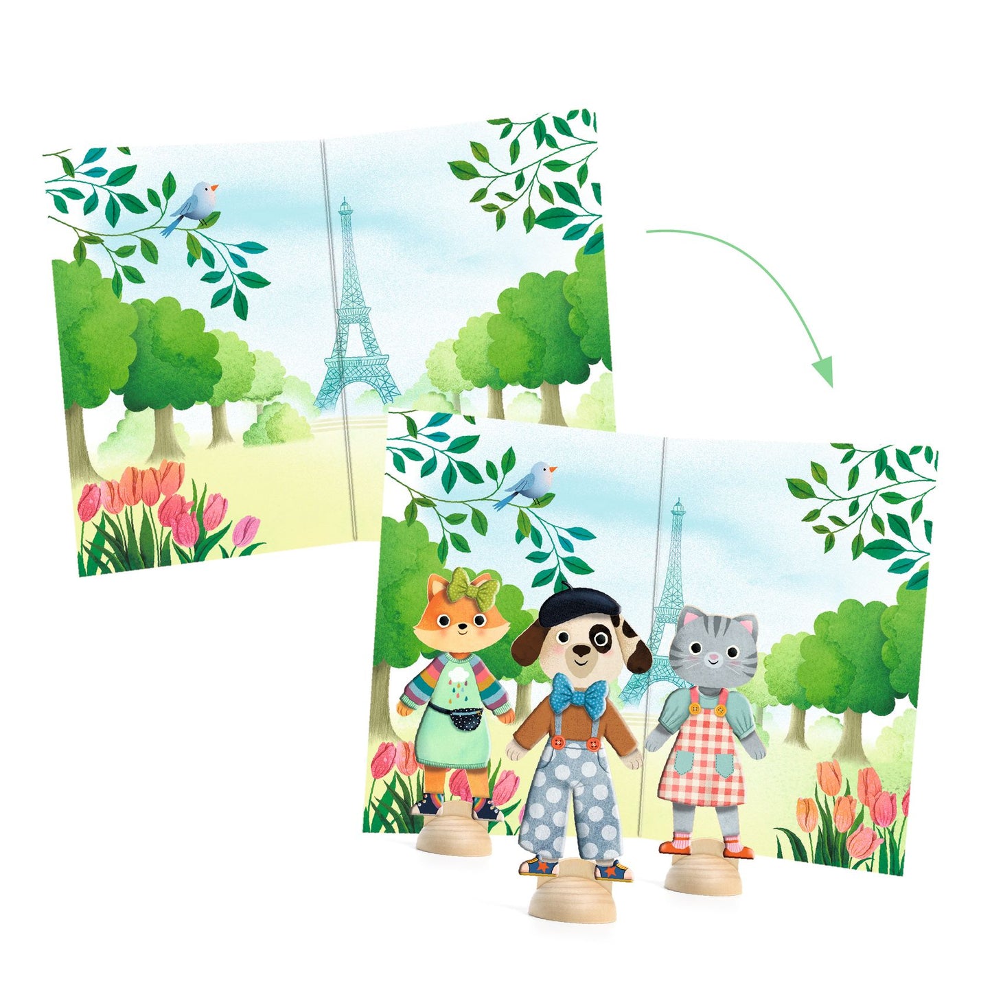 Aankleedpoppen - Bonjour Paris