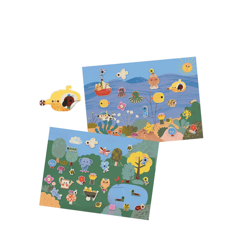 Herbruikbare stickers - Zomertijd