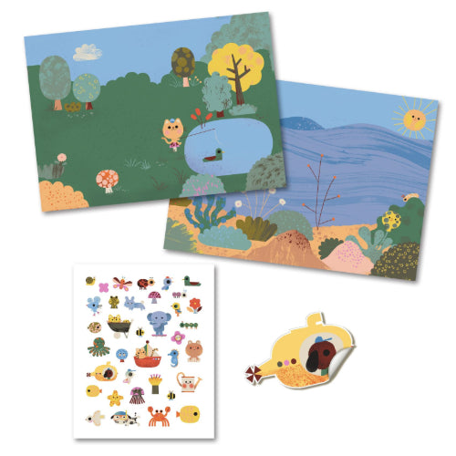 Herbruikbare stickers - Zomertijd