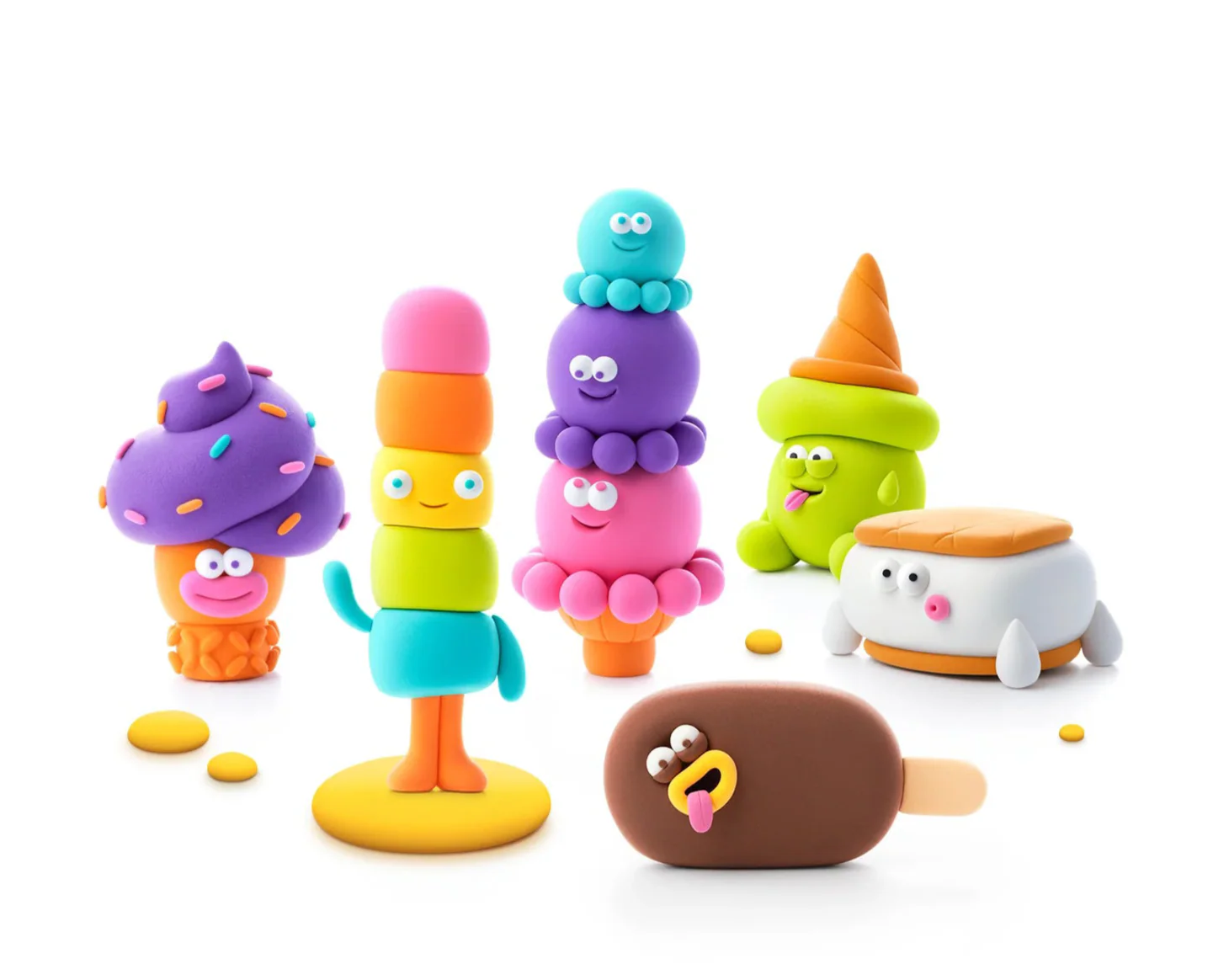 Boetseerklei - Nice Icecream - 15 blikjes