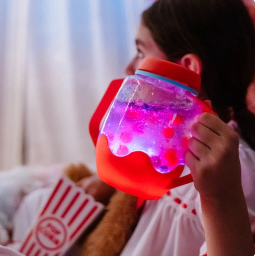 Lichtgevende beker - Sensory play cup Coral