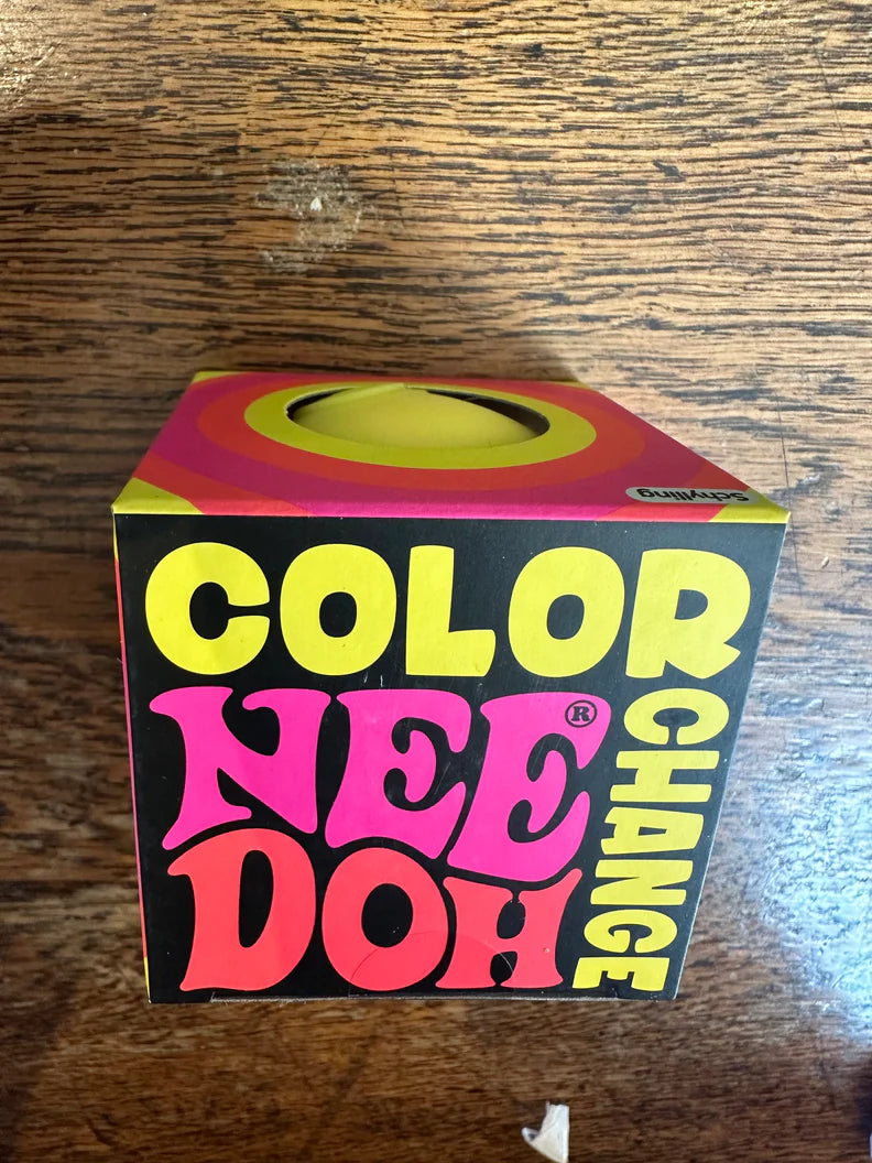 Stressbal, die van kleur verandert