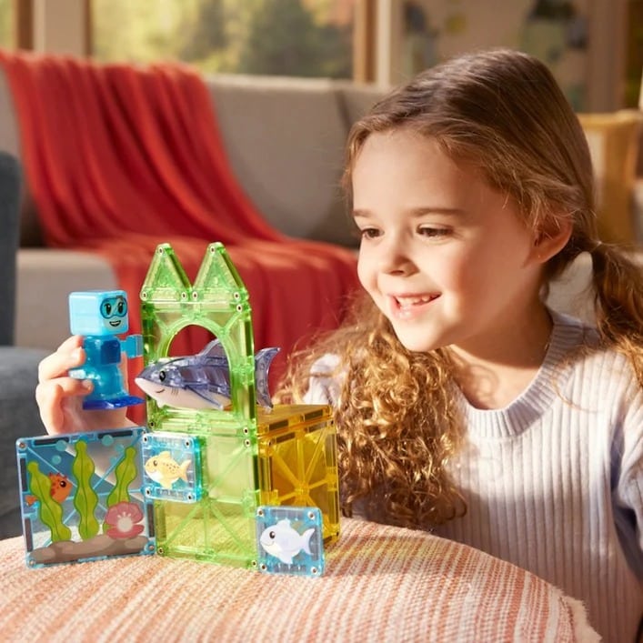 Magna Tiles magnetische bouwset - Shark Dive