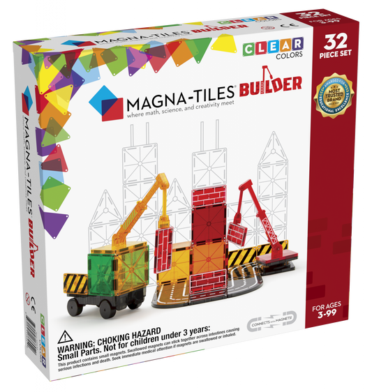 Magna-Tiles Builder bouwplaats 32 onderdelen