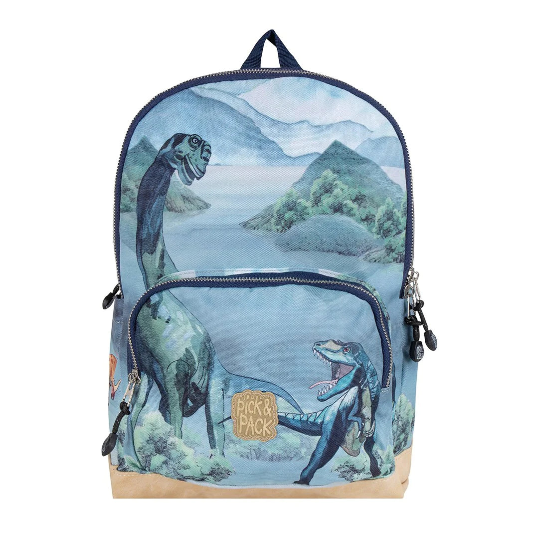 Rugzak All about Dinos - Dusty green medium
