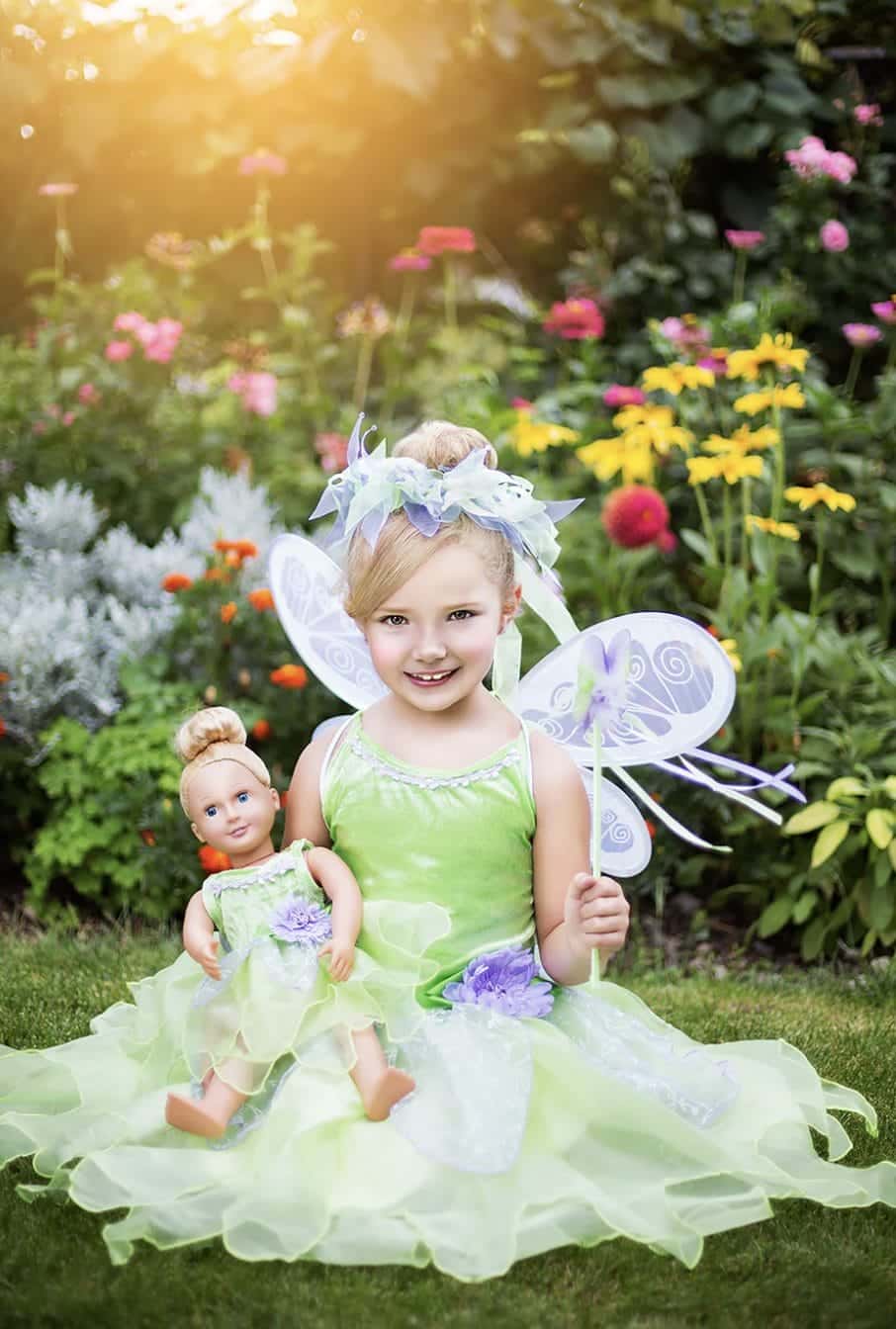 Tinkerbell jurk medium 3 - 5 jaar