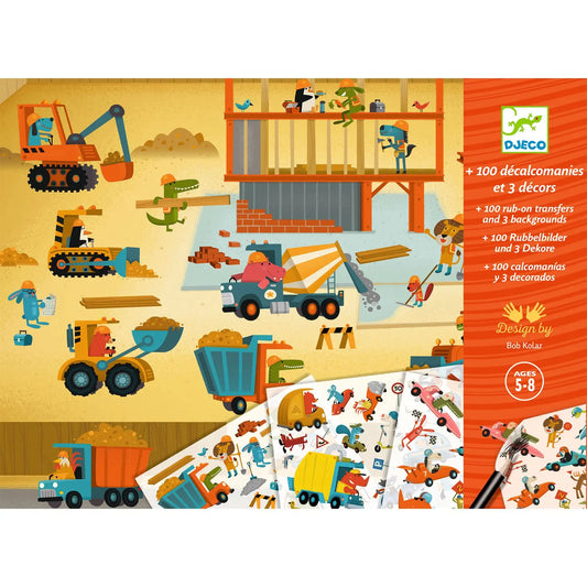 Knutselset Transferstickers Asfalt