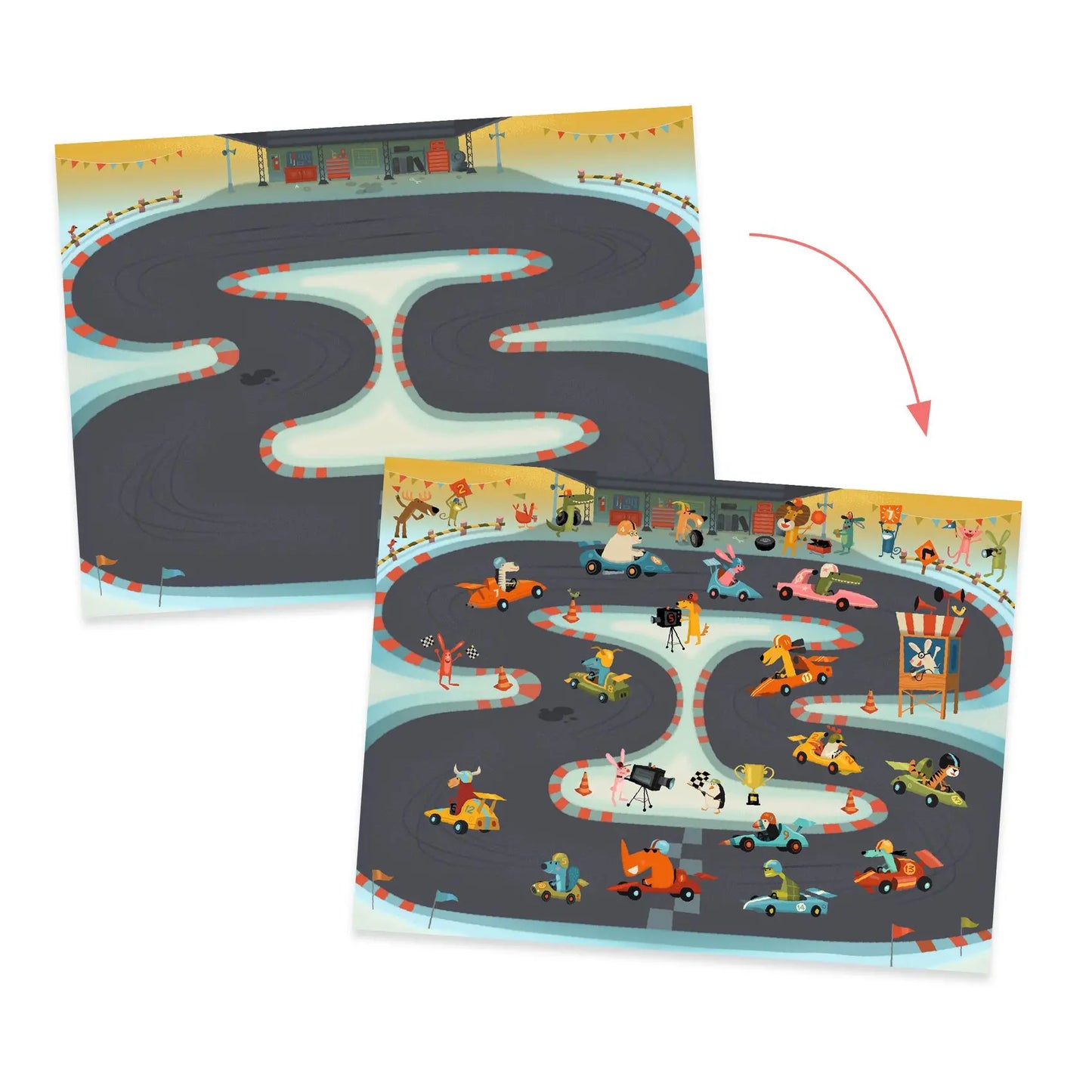 Knutselset Transferstickers Asfalt