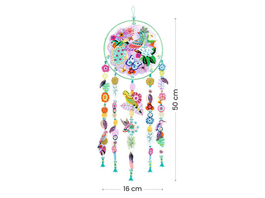 Knutselset mobiel Zonnevanger - Paradijsvogel