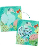 Schilderijen knutselset met mini-diamanten - Watery waves