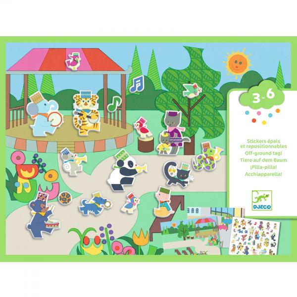 Herbruikbare stickers - Fanfare