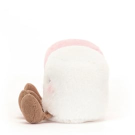 Knuffels roze en witte marshmellows