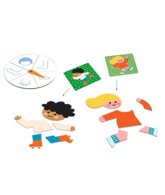 Puzzelspel - Lichaamsdelen