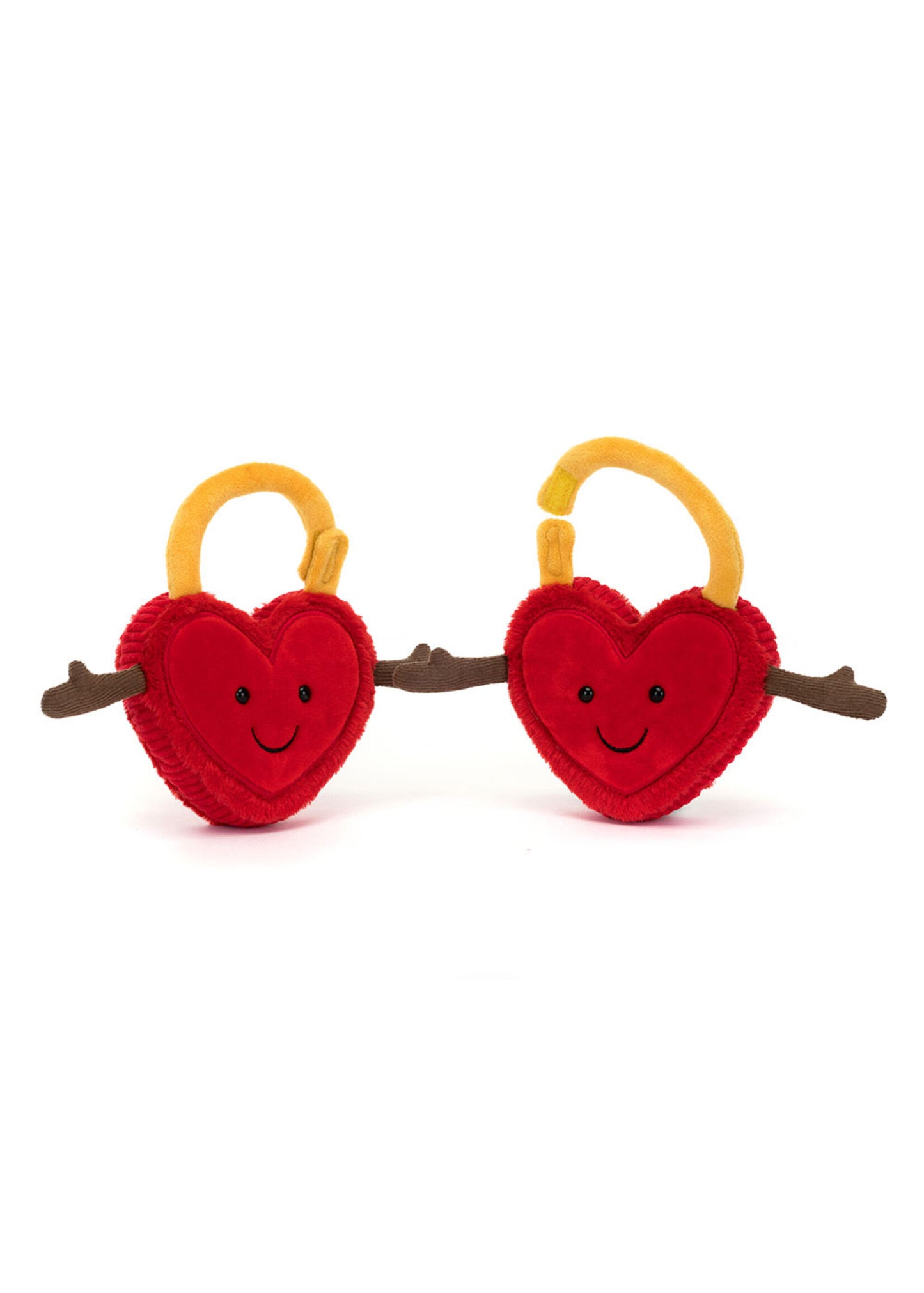 Valentijnsharten Val & Tina lovelocks