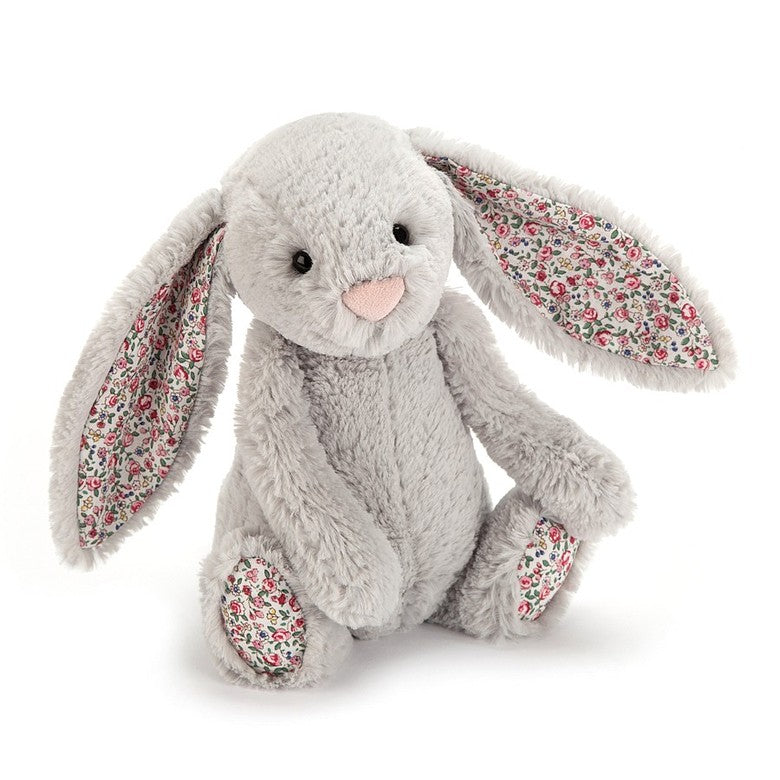 Knuffelkonijn Blossom grijs
