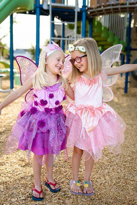 Purple Blossom Fairy jurk medium 3 - 5 jaar