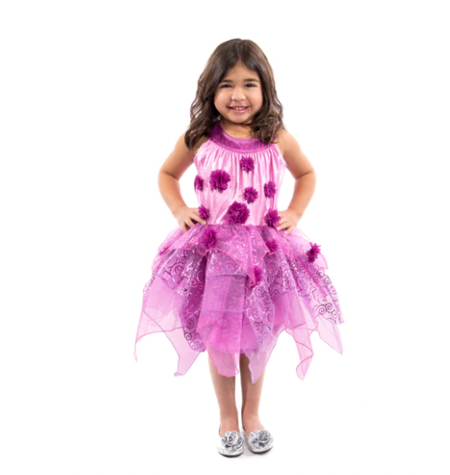 Purple Blossom Fairy jurk medium 3 - 5 jaar