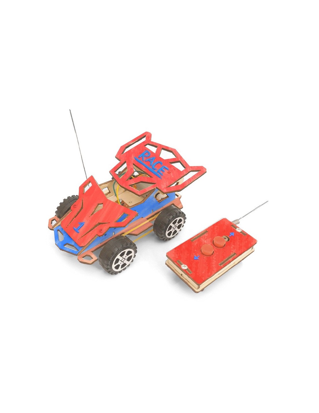 Raceauto zelfbouwpakket