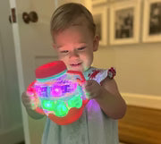 Lichtgevende beker - Sensory play cup Blue